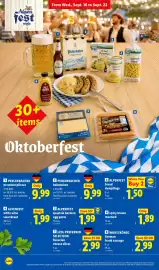 Lidl weekly ad week 38 Page 20: Lidl preferred selection bavarian cheese slices €2,99, Perlenbacher premium pilsner €9,99