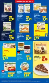 Lidl weekly ad week 38 Page 21: Alpenfest fondue €4,99, Alpenfest fruit spread €3,49