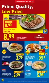 Lidl weekly ad week 38 Page 4: Butcher's specialty fresh ground chicken €2,79