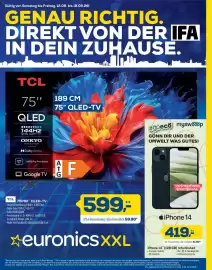 Euronics XXL Prospekt woche 37 Seite 1