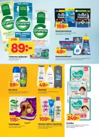 City Gross reklamblad vecka 39 Sida 12: Aussie Schampo, Balsam, Inpackning €109,00, Serla toalettpapper €115,00