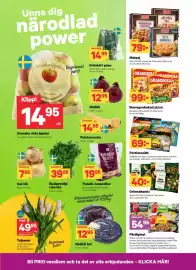 City Gross reklamblad vecka 39 Sida 3: Grönkål i påse €12,95, Apetit grönsaks-mix €40,00