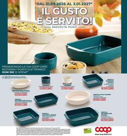 Volantino Coop Pagina 22: Pirofila rettangolare grande €8,90, Pirofila ovale grande €4,90