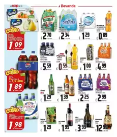 Volantino Coop Pagina 10: Bolla cuvee premiere extra dry €3,99, Acqua naturale Sant'Anna €2,34