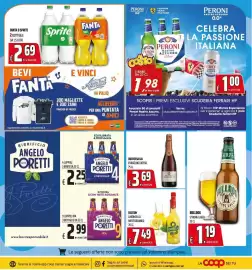 Volantino Coop Pagina 19: Belton limoncello mediterraneo €7,49, Duchessa Lia Fragolino Rosso €3,69