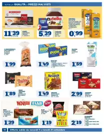 Volantino Sigma Pagina 14: Bahlsen Pick Up €1,49, Nutella Ferrero €5,39