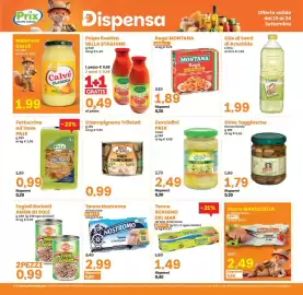 Volantino Prix Quality Pagina 15: Carciofini Prix €2,49, Tonno Scrigno del Mar €1,49