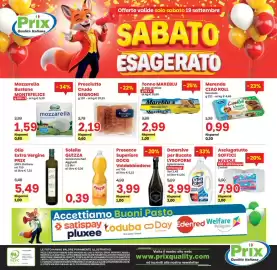 Volantino Prix Quality Pagina 24: Prosciutto crudo Negroni €2,19, Mozzarella Bustone Montefelice €1,59