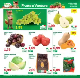 Volantino Prix Quality Pagina 6: Pere Williams Bianche €1,99, Patate Selenella €2,69