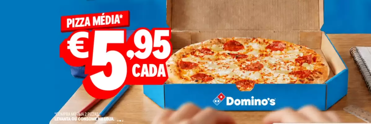 Domino's Pizza (válido até 18-09)