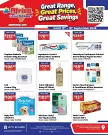 Africa Cash and Carry catalogue week 37 Page 2: E45 Cream €108,50, Aquafresh Fresh & Minty €76,00
