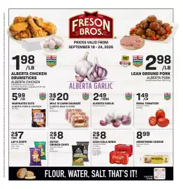Freson Bros flyer week 38 Page 1