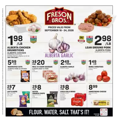 Freson Bros flyer (valid until 24-09)
