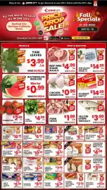 Seafood City weekly ad week 37 Page 1: Chicken Drumstick €0,99, Yellow stripe trevally €3,99