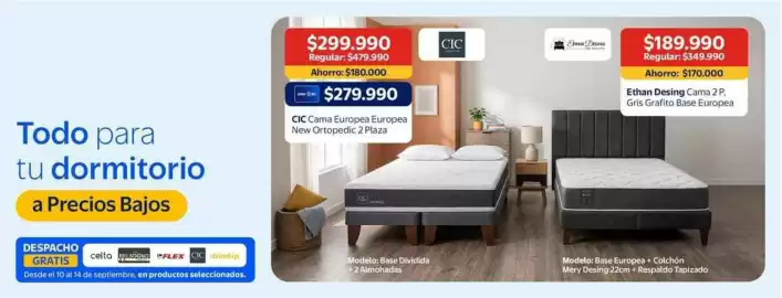 Catálogo Lider Página 8: Cic - cama europea europea new ortopedic 2 plaza €180.000,00