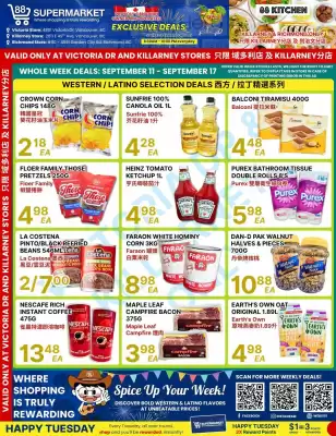 88 Supermarket flyer (valid until 17-09)