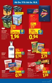 Lidl Flugblatt woche 38 Seite 9: Gasteiner Limonade €2,96, Barilla Pasta €1,32