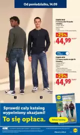 Lidl gazetka Strona 25: Jeansy slim fit męskie z bawełną €44,99, Jeansy męskie straight fit z bawełną €44,99