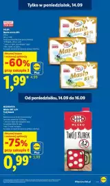 Lidl gazetka Strona 3: Masło ekstra Pilos 83% €1,99
