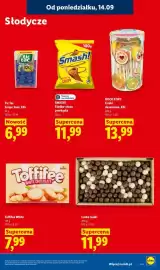 Lidl gazetka Strona 53: Słodko-słona przekąska Smash! €11,99, Tic Tac Grape Sour XXL €6,99