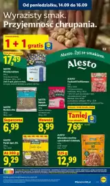 Lidl gazetka Strona 65: Nasiona chia Alesto €6,99, Mieszanka orzechów z precelkami i czekoladą Alesto €12,99