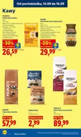 Lidl gazetka Strona 66: Kawa mielona Family Eduscho €26,59, Kawa rozpuszczalna Cronat Gold Jacobs €29,99