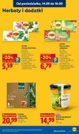 Lidl gazetka Strona 67: Herbata czarna Ceylon Gold Dilmah €20,99, Miód lipowy Pszczelarz Kozacki €14,99