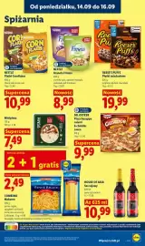 Lidl gazetka Strona 69: Płatki Cornflakes choco Nestlé €10,99, Pizza Guseppe salami & cheddar sauce Dr. Oetker €9,99