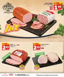 Topaz gazetka tydzień 38 Strona 12: Pieczeń rzymska JBB €1,99, Szynka włoska Sokołów €2,99