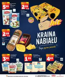 Topaz gazetka tydzień 38 Strona 13: Ser mozzarella mini Galbani klasyczna €5,99