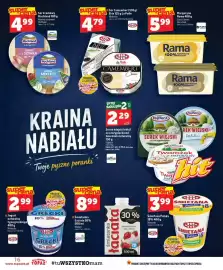 Topaz gazetka tydzień 38 Strona 16: Ser Brie La Polle Mlekovita €4,79, Serek wiejski lekki Piątnica €2,29