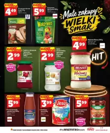 Topaz gazetka tydzień 38 Strona 17: Passata przecier pomidorowy Podravka €5,99, Pomidory suszone Delsato połówki €5,99