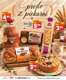 Topaz gazetka tydzień 38 Strona 22: Chleb wiejski Oskroba €4,99, Bagietka Aryzta €3,49
