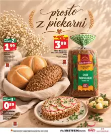 Topaz gazetka tydzień 38 Strona 23: Bułka śniadaniowa Piekarnia Sokołowska €0,89, Bułka ziarnista Piekarnia Sokołowska €1,99