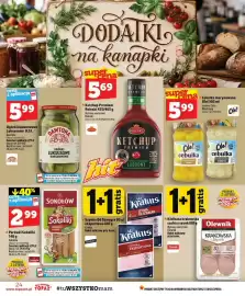Topaz gazetka tydzień 38 Strona 24: Ogórki konserwowe Luksusowe 0,9 l Dawtona €5,99, Ketchup Premium Roleski €5,69