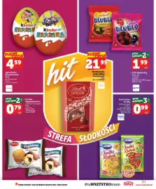 Topaz gazetka tydzień 38 Strona 31: Jajko Kinder Niespodzianka €4,59, Żelki Blublo Malinki €1,99