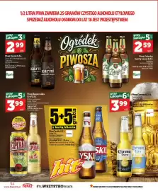 Topaz gazetka tydzień 38 Strona 34: Piwo Zatecky Svetly Lezak €2,59, Piwo Desperados Original €3,99
