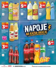 Topaz gazetka tydzień 38 Strona 36: Napój Hortex €2,49, Napój gazowany Schweppes €5,49