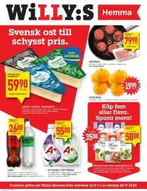Willys Hemma reklamblad vecka 38 Sida 1