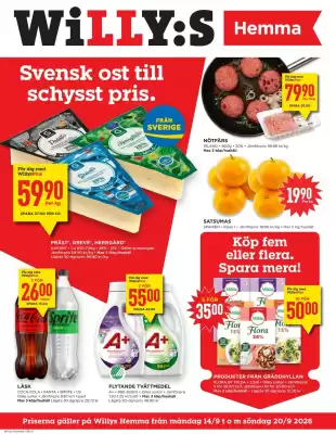 Willys Hemma reklamblad (giltig till och med 20-09)