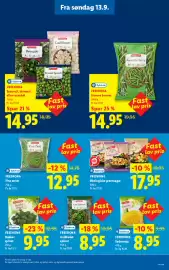 Lidl tilbudsavis Side 11: FRESHONA Fine peas €12,95, FRESHONA Broccoli, blomkål eller rosenkål €14,95