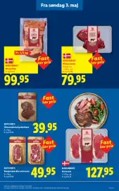 Lidl tilbudsavis Side 25: Rumpsteak eller entrecote €49,95, Ribeye steaks €79,95