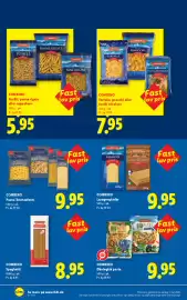 Lidl tilbudsavis Side 46: Lasagne / Lasagneplader €9,95, Økologisk pasta €9,95