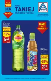 ALDI gazetka tydzień 38 Strona 11: KUBUŚ PLAY €2,39, Lipton Ice Tea Green €5,49