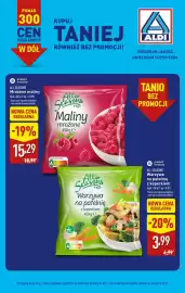 ALDI gazetka tydzień 38 Strona 14: ALL SEASONS Mrożone maliny €15,29, ALL SEASONS Warzywa na patelnię z koperkiem €3,99