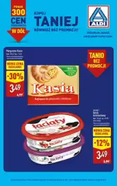 ALDI gazetka tydzień 38 Strona 6: ŁACIATY Serek śmietankowy €3,49, Margaryna KASIA €3,49