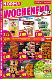 Norma Prospekt woche 39 Seite 16: Nestlé Landkaffee Caro €3,79, Kinder bueno €4,99