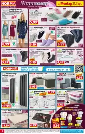 Norma Prospekt woche 39 Seite 4: TopTex Kurzschafftsocken €5,99, Ripp-Socken mit Wellenrand, für Damen €5,99