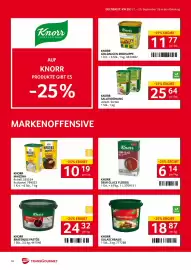Transgourmet Flugblatt woche 39 Seite 16: Knorr Maizena fix €10,19, Knorr Bratenjus Pastös €24,32
