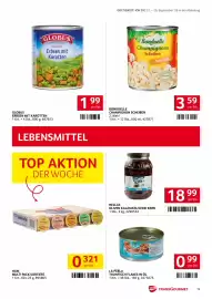 Transgourmet Flugblatt woche 39 Seite 17: Globus Erbsen mit Karotten €1,99, Bonduelle Champignon Scheiben €3,59